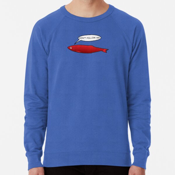 Red sales herring sweater