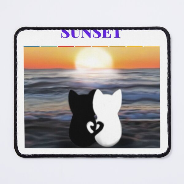 Item preview, cat looking at sunset designed and sold by RemixDk.