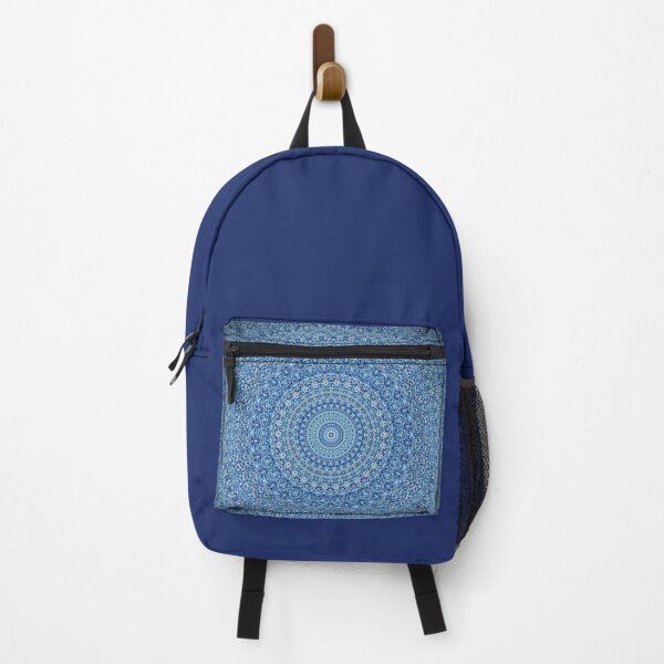 Item preview, Blue Moroccan Zelij Mandala designed and sold by ANZI-Shop.