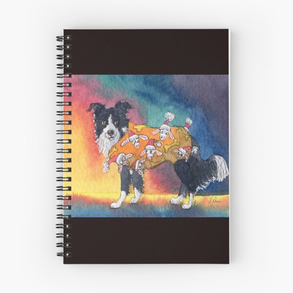 Item preview, His Christmas jumper, border collie dog  designed and sold by SusanAlisonArt.
