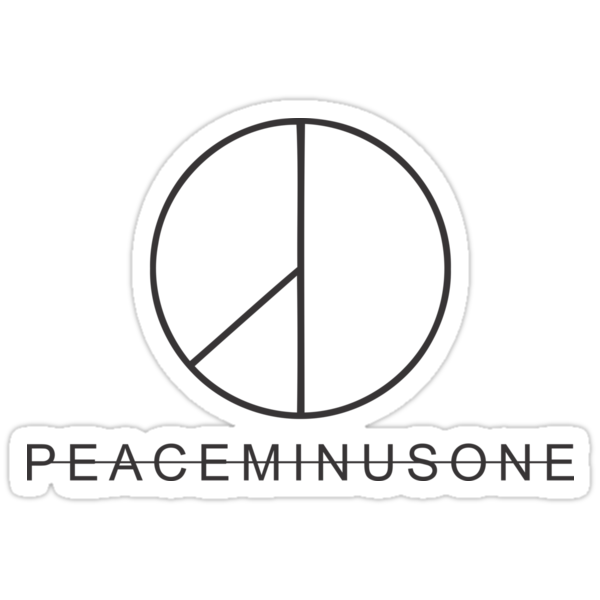 peaceminusone black