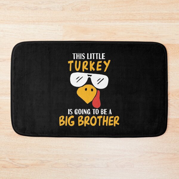 Item preview, Little Turkey Going To Be Big Brother Thanksgiving Pregnancy Gift designed and sold by TMelonShop.