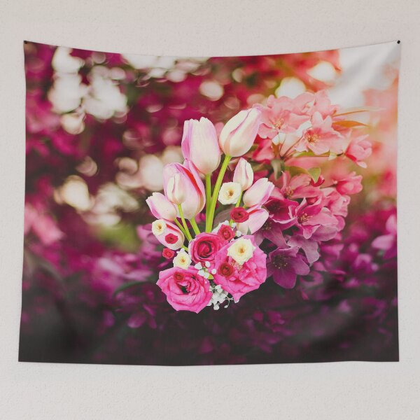 Item preview, Tulips and Roses Bouquet designed and sold by DigoCostaK7css.
