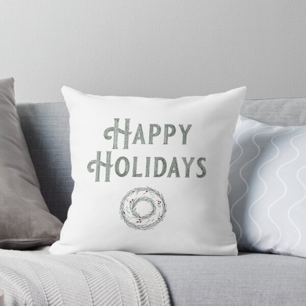 Item preview, Happy Holidays Wreath designed and sold by jenmstudio.