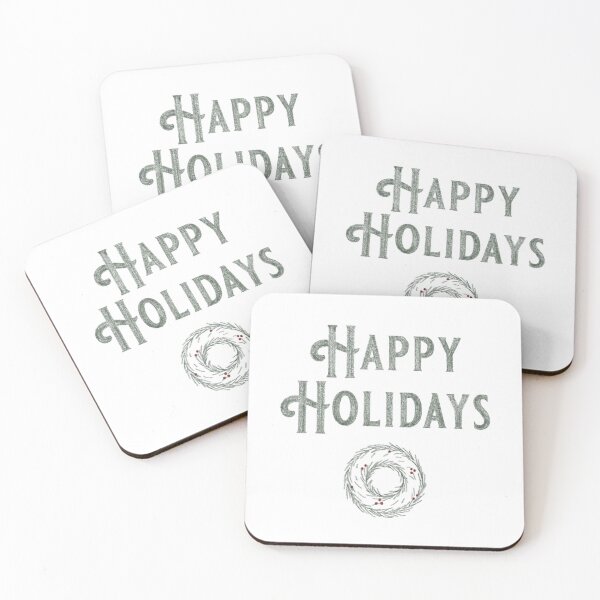 Item preview, Happy Holidays Wreath designed and sold by jenmstudio.