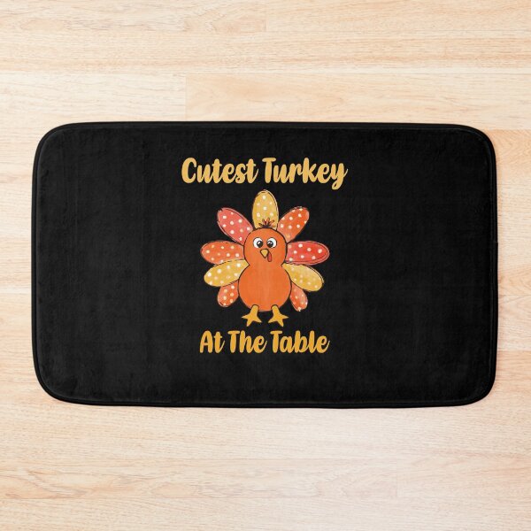 Item preview, Cutest Turkey At The Table Funny Thanksgiving Turkey Autumn Gift designed and sold by TMelonShop.