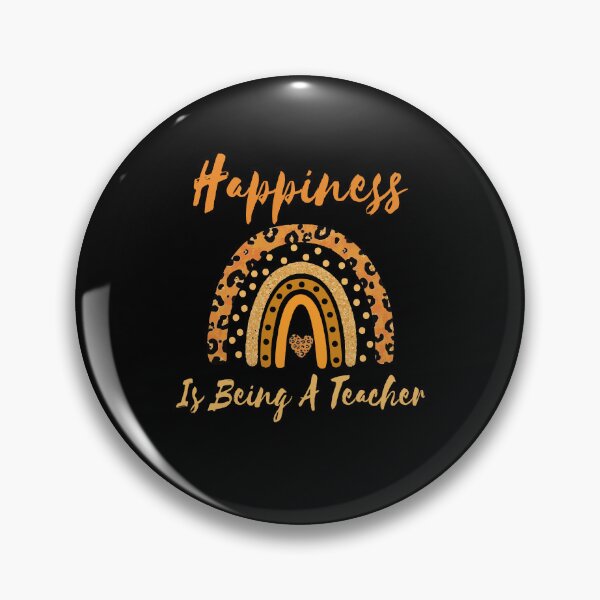 Item preview, Happiness is Being A Teacher Blessed Thanksgiving Rainbow Gift designed and sold by TMelonShop.