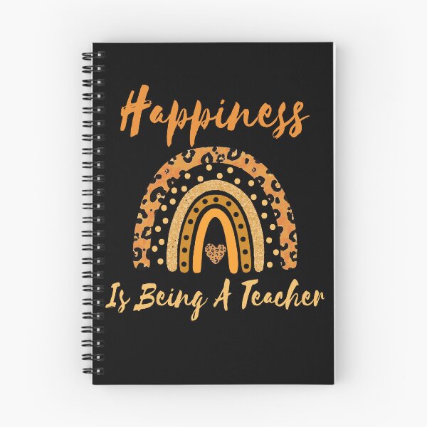 Item preview, Happiness is Being A Teacher Blessed Thanksgiving Rainbow Gift designed and sold by TMelonShop.