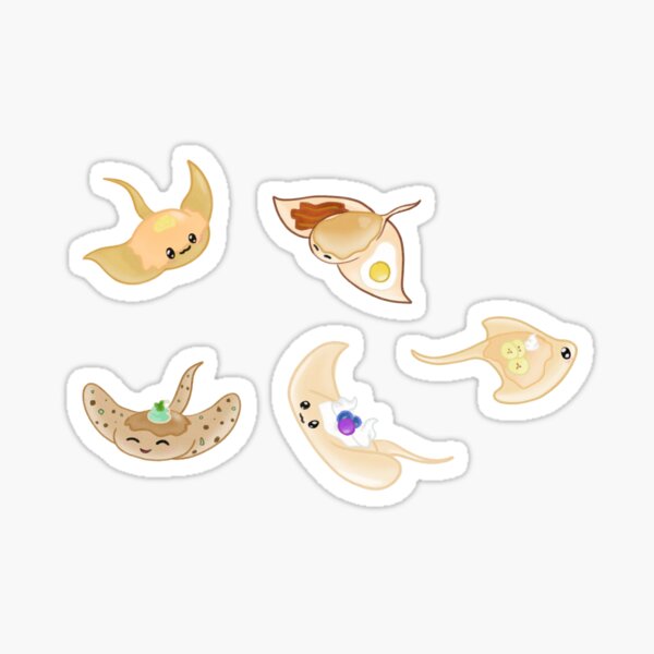 Item preview, Breakfast Pancake Stingrays  designed and sold by HigHodgepodge.