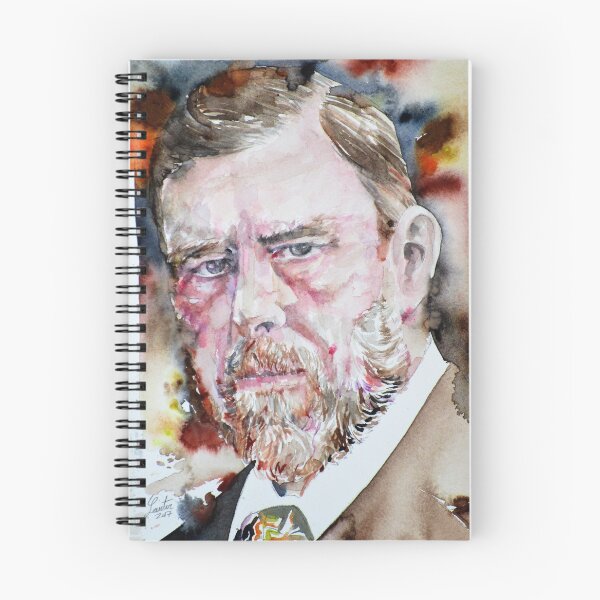 Item preview, BRAM STOKER - watercolor portrait designed and sold by lautir.