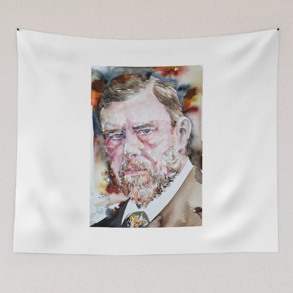 Item preview, BRAM STOKER - watercolor portrait designed and sold by lautir.