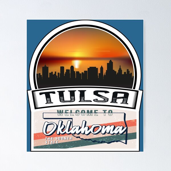 Item preview, Tulsa, Welcome to Oklahoma, The Sooner State | Oklahoma State and Cities Series -3 designed and sold by WorldStateArt.