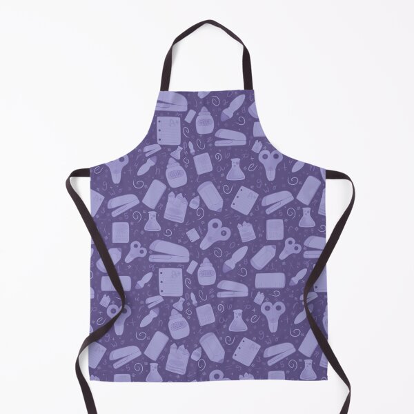 Item preview, School Supplies Endless Pattern Monochrome Purple designed and sold by quirkycounselor.