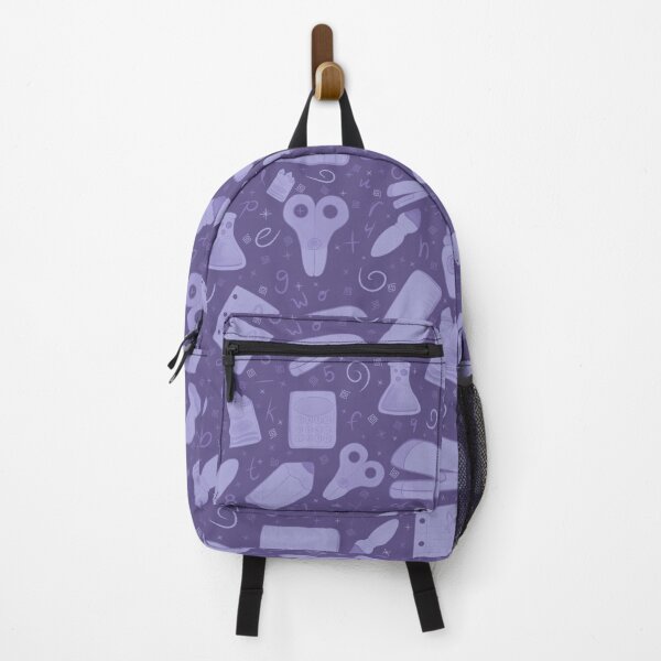 Item preview, School Supplies Endless Pattern Monochrome Purple designed and sold by quirkycounselor.