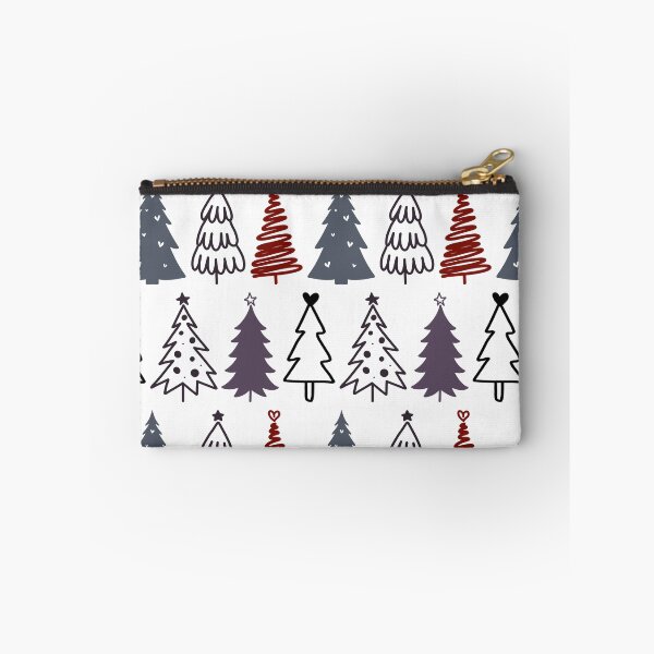 Item preview, Pretty & Festive Christmas Trees Repeated Pattern - Red Tree designed and sold by PearlMoonGrapes.