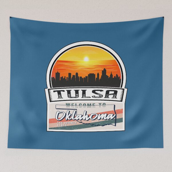 Item preview, Tulsa, Welcome to Oklahoma, The Sooner State | Oklahoma State and Cities Series -6 designed and sold by WorldStateArt.