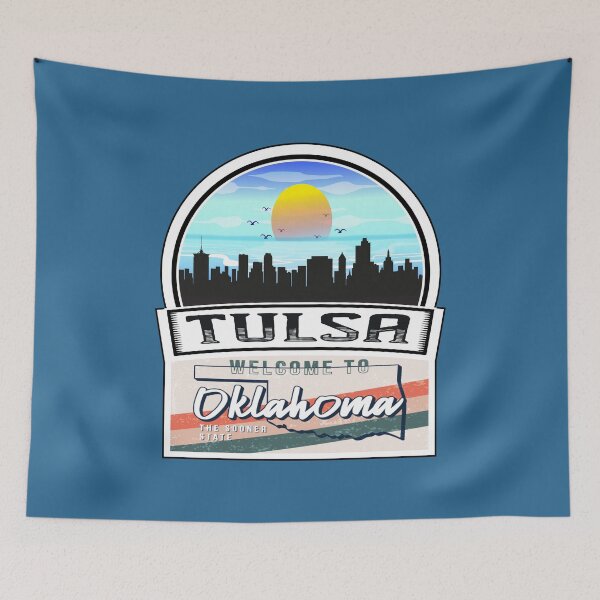 Item preview, Tulsa, Welcome to Oklahoma, The Sooner State | Oklahoma State and Cities Series -8 designed and sold by WorldStateArt.