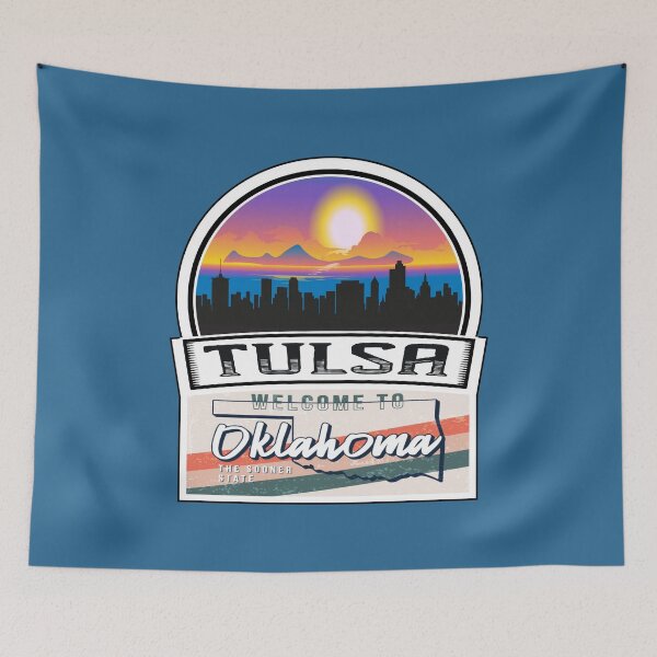 Item preview, Tulsa, Welcome to Oklahoma, The Sooner State | Oklahoma State and Cities Series -12 designed and sold by WorldStateArt.
