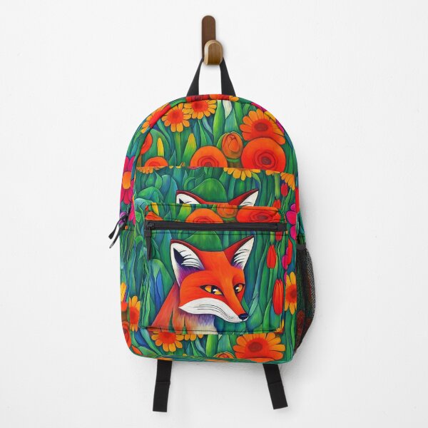 Item preview, Fox in the flowers designed and sold by Kestrelle.