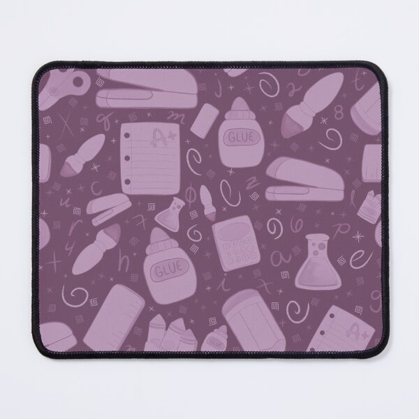 Item preview, School Supplies Endless Pattern Monochrome Maroon designed and sold by quirkycounselor.