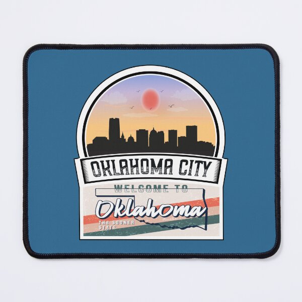 Item preview, Oklahoma City, Welcome to Oklahoma, The Sooner State | Oklahoma State and Cities Series -15 designed and sold by WorldStateArt.