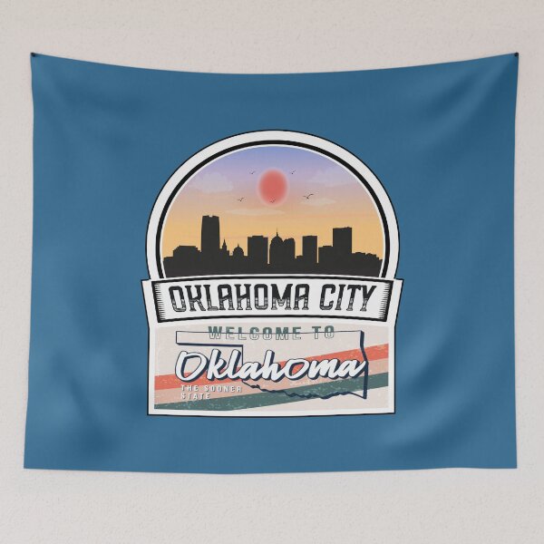 Item preview, Oklahoma City, Welcome to Oklahoma, The Sooner State | Oklahoma State and Cities Series -15 designed and sold by WorldStateArt.
