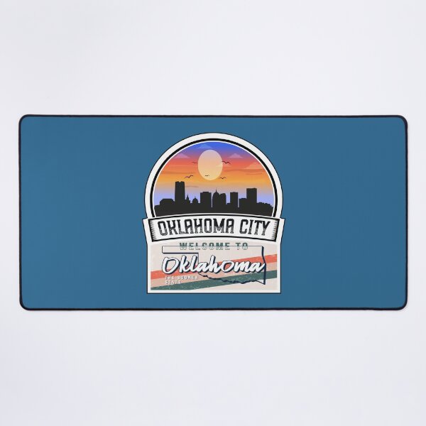 Item preview, Oklahoma City, Welcome to Oklahoma, The Sooner State | Oklahoma State and Cities Series -18 designed and sold by WorldStateArt.