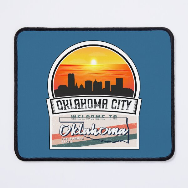 Item preview, Oklahoma City, Welcome to Oklahoma, The Sooner State | Oklahoma State and Cities Series -19 designed and sold by WorldStateArt.