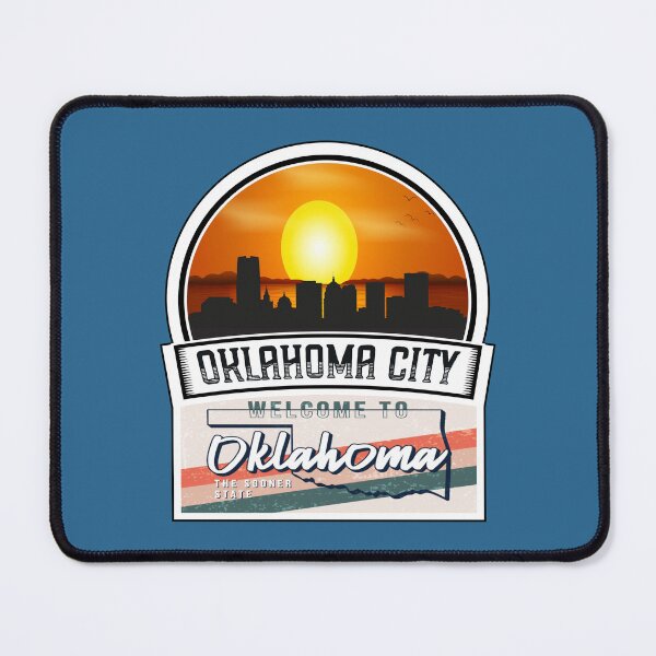 Item preview, Copy of Oklahoma City, Welcome to Oklahoma, The Sooner State | Oklahoma State and Cities Series -22 designed and sold by WorldStateArt.