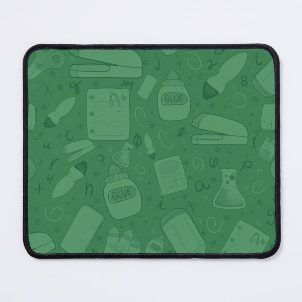 Item preview, School Supplies Endless Pattern Monochrome Green designed and sold by quirkycounselor.