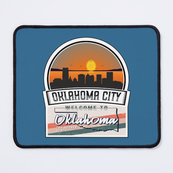 Item preview, Oklahoma City, Welcome to Oklahoma, The Sooner State | Oklahoma State and Cities Series -23 designed and sold by WorldStateArt.