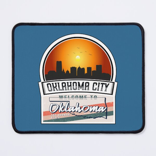 Item preview, Oklahoma City, Welcome to Oklahoma, The Sooner State | Oklahoma State and Cities Series -24 designed and sold by WorldStateArt.