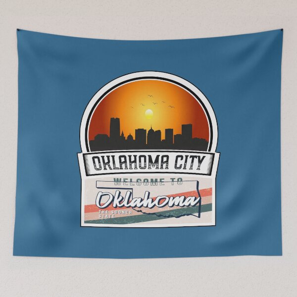 Item preview, Oklahoma City, Welcome to Oklahoma, The Sooner State | Oklahoma State and Cities Series -24 designed and sold by WorldStateArt.