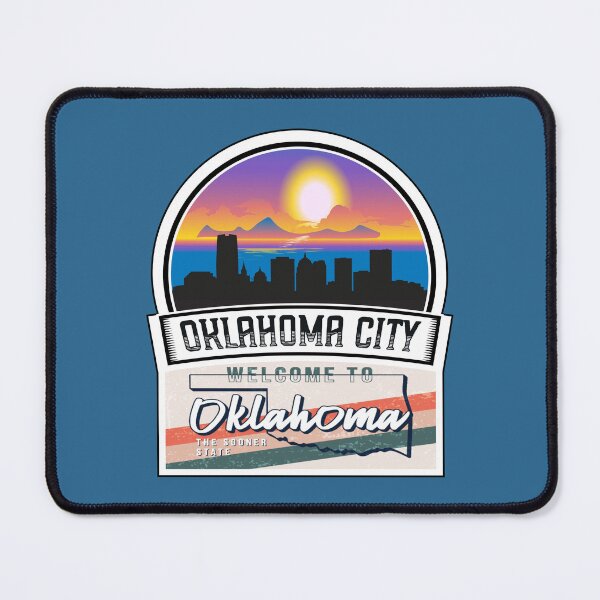 Item preview, Oklahoma City, Welcome to Oklahoma, The Sooner State | Oklahoma State and Cities Series -25 designed and sold by WorldStateArt.