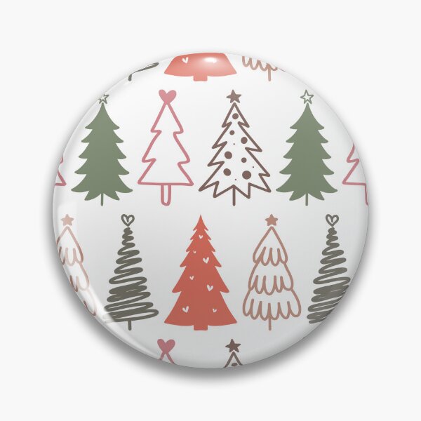 Item preview, Pretty & Festive Christmas Trees Repeated Pattern - Fall Colors designed and sold by PearlMoonGrapes.