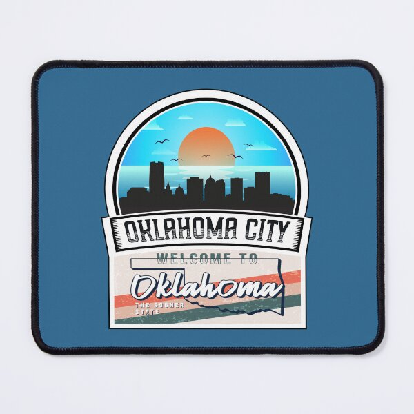 Item preview, Oklahoma City, Welcome to Oklahoma, The Sooner State | Oklahoma State and Cities Series -26 designed and sold by WorldStateArt.