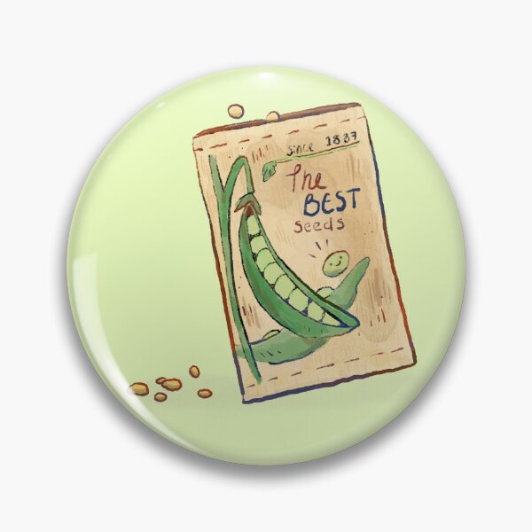Aperçu de l'œuvre Paquet de graines de pois de jardin vintage créée et vendue par doodledate.