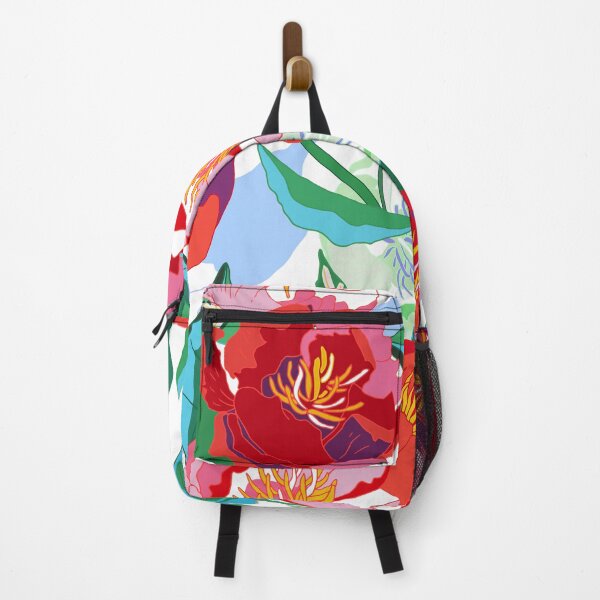 Item preview, Abstract red and purple flowers designed and sold by FGCART.