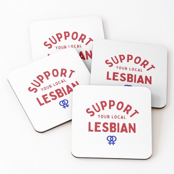 Item preview, Support Your Local Lesbian - Lesbian Quote designed and sold by N44Prints.