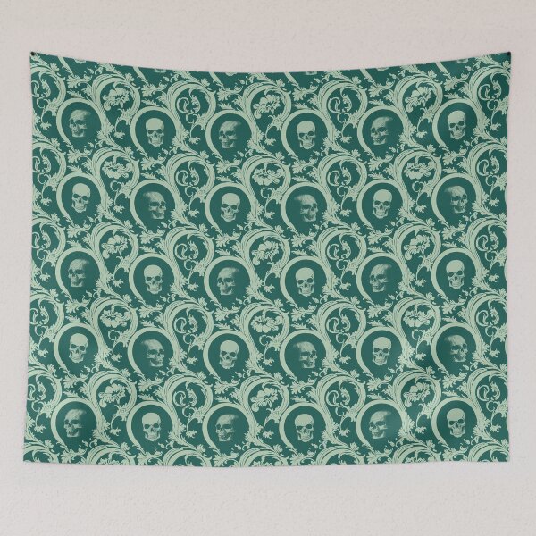 Item preview, Grim & Gaudy (Aqua) designed and sold by crystalliora.