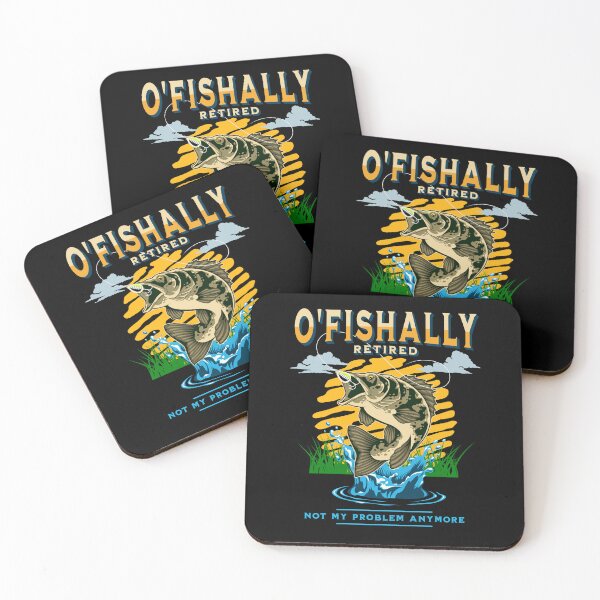 Item preview, O'fishally Retired Bass Fishing Not My Problem Anymore Fisherman Men Women designed and sold by JG0024.