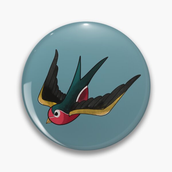 Item preview, Swallow American traditional tattoo-style vintage  designed and sold by quirkycounselor.