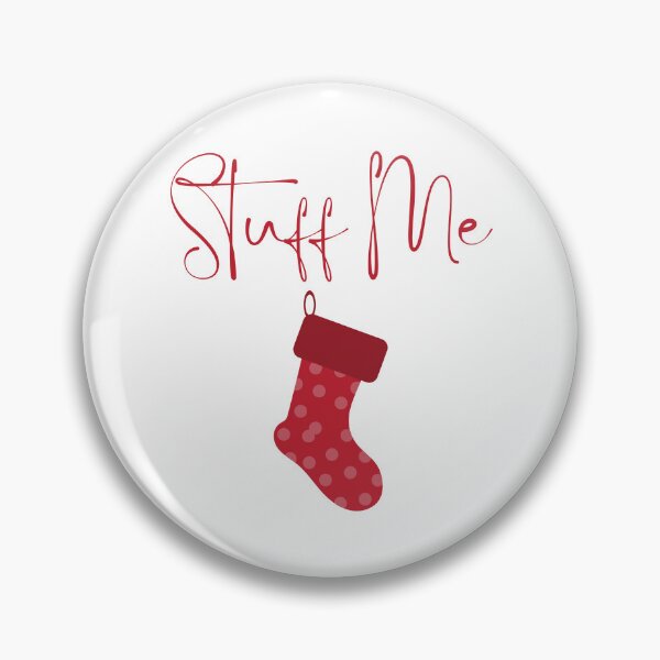 Item preview, Christmas Humor. Rude, Offensive, Inappropriate Christmas Card. Stuff Me, Christmas Stocking, Red designed and sold by That Cheeky Tee.