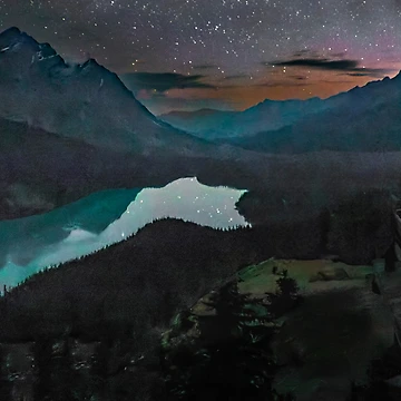 Vorschaubild zum Design Canadian Peyto Lake Sunset von nbrandsberg