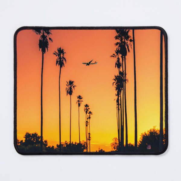 Item preview, AVIATION #35 - Airliner Over Palm Trees During Golden Sunset designed and sold by DEL-Productions.