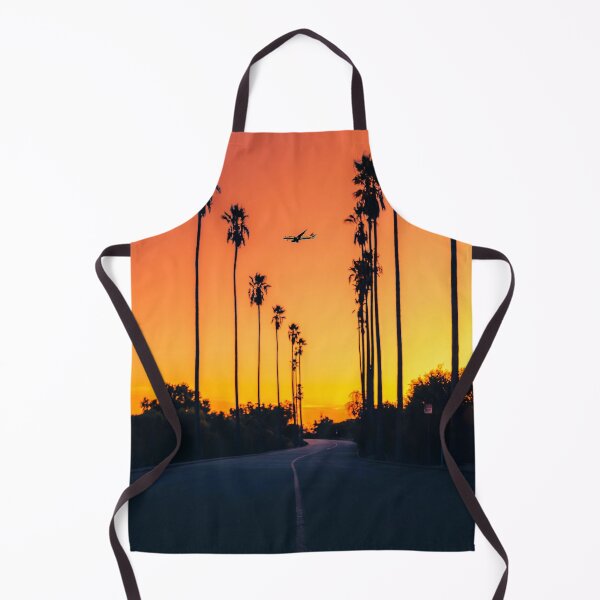Item preview, AVIATION #35 - Airliner Over Palm Trees During Golden Sunset designed and sold by DEL-Productions.