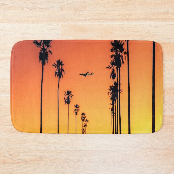 Item preview, AVIATION #35 - Airliner Over Palm Trees During Golden Sunset designed and sold by DEL-Productions.