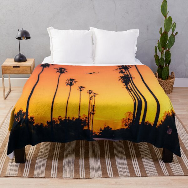 Item preview, AVIATION #35 - Airliner Over Palm Trees During Golden Sunset designed and sold by DEL-Productions.