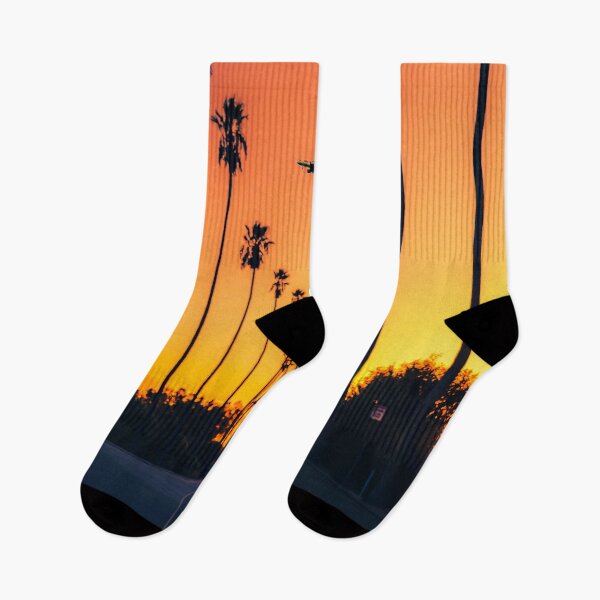 Item preview, AVIATION #35 - Airliner Over Palm Trees During Golden Sunset designed and sold by DEL-Productions.