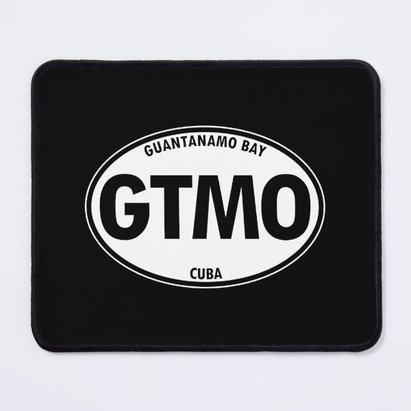 Item preview, GTMO - Naval Station Guantanamo Bay, Cuba Oval Travel Sticker designed and sold by BBTravels.